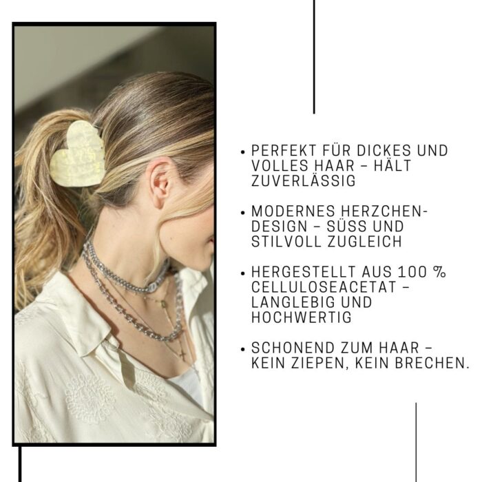 Heart Hairclip – Bild 2